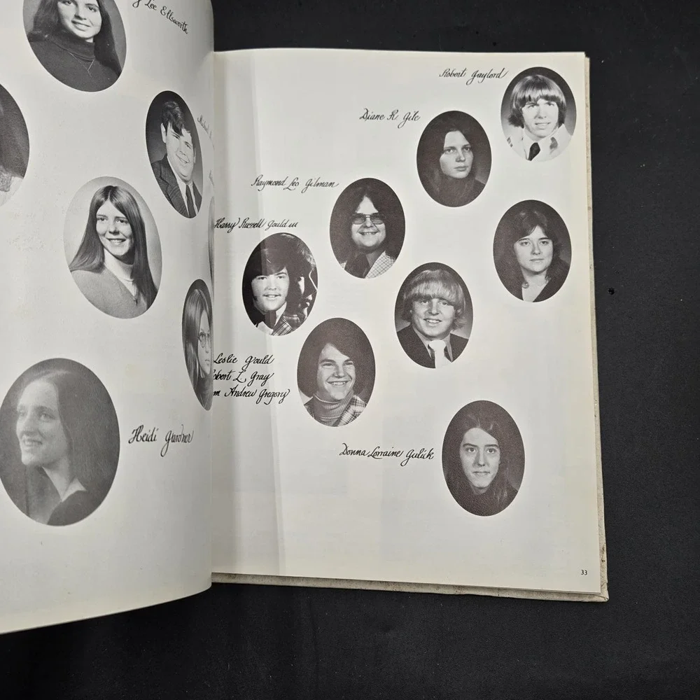 1976 Olympian High School Yearbook Bradford Vermont Not Written In